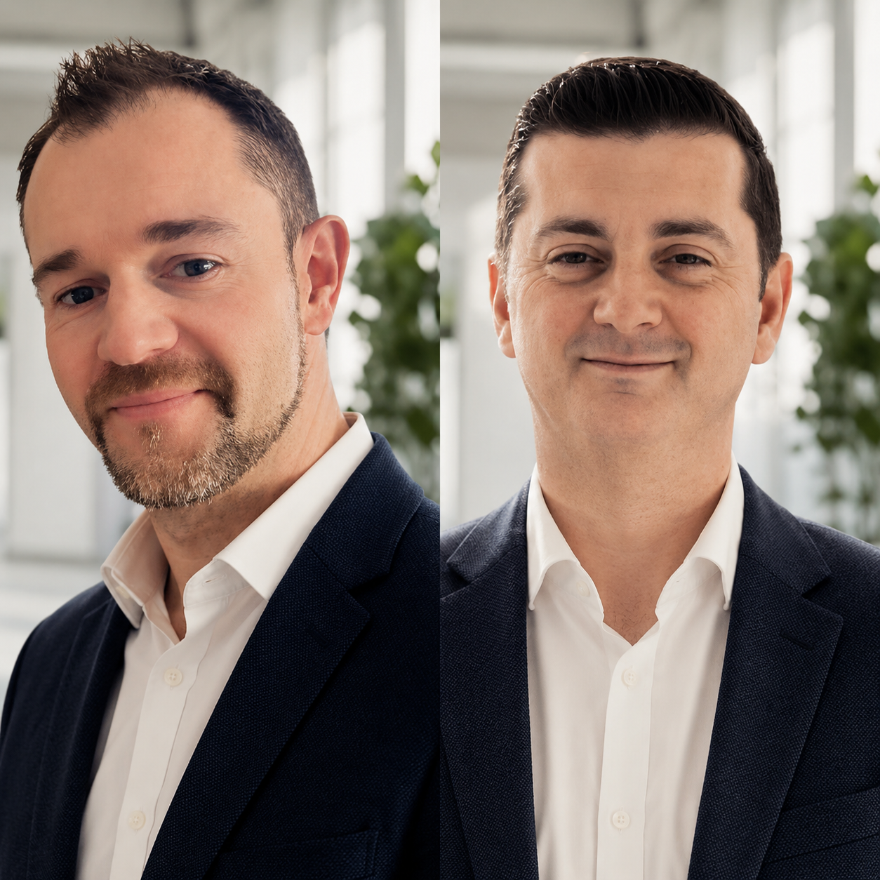 BluHatCo partners - Colm (left) and Brian (right)